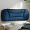 vidaXL - Hoofdbordkussen - 100 - cm - stof - blauw