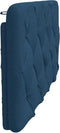 vidaXL - Hoofdbordkussen - 100 - cm - stof - blauw
