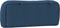 vidaXL - Hoofdbordkussen - 100 - cm - stof - blauw