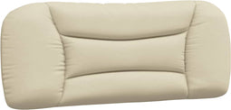vidaXL - Hoofdbordkussen - 100 - cm - stof - crèmekleurig
