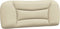 vidaXL - Hoofdbordkussen - 100 - cm - stof - crèmekleurig