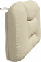vidaXL - Hoofdbordkussen - 100 - cm - stof - crèmekleurig