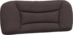 vidaXL - Hoofdbordkussen - 100 - cm - stof - donkerbruin