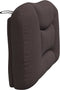 vidaXL - Hoofdbordkussen - 100 - cm - stof - donkerbruin