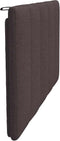 vidaXL - Hoofdbordkussen - 100 - cm - stof - donkerbruin