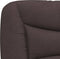 vidaXL - Hoofdbordkussen - 100 - cm - stof - donkerbruin