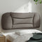 vidaXL - Hoofdbordkussen - 100 - cm - stof - taupe