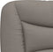 vidaXL - Hoofdbordkussen - 100 - cm - stof - taupe