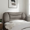 vidaXL - Hoofdbordkussen - 100 - cm - stof - taupe
