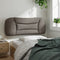 vidaXL - Hoofdbordkussen - 100 - cm - stof - taupe