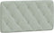 vidaXL - Hoofdbordkussen - 100 - cm - velvet - lichtgrijs