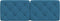 vidaXL - Hoofdbordkussen - 120 - cm - fluweel - blauw