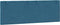 vidaXL - Hoofdbordkussen - 120 - cm - fluweel - blauw
