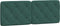 vidaXL - Hoofdbordkussen - 120 - cm - fluweel - donkergroen