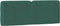 vidaXL - Hoofdbordkussen - 120 - cm - fluweel - donkergroen