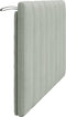 vidaXL - Hoofdbordkussen - 120 - cm - fluweel - lichtgrijs