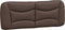 vidaXL - Hoofdbordkussen - 120 - cm - kunstleer - bruin