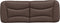vidaXL - Hoofdbordkussen - 120 - cm - kunstleer - bruin