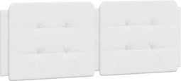 vidaXL - Hoofdbordkussen - 120 - cm - kunstleer - wit