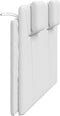 vidaXL - Hoofdbordkussen - 120 - cm - kunstleer - wit