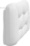 vidaXL - Hoofdbordkussen - 120 - cm - kunstleer - wit