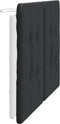 vidaXL - Hoofdbordkussen - 120 - cm - kunstleer - zwart - en - wit