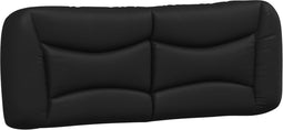 vidaXL - Hoofdbordkussen - 120 - cm - kunstleer - zwart