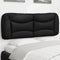 vidaXL - Hoofdbordkussen - 120 - cm - kunstleer - zwart