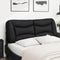 vidaXL - Hoofdbordkussen - 120 - cm - kunstleer - zwart