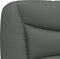 vidaXL - Hoofdbordkussen - 120 - cm - stof - grijs