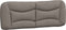 vidaXL - Hoofdbordkussen - 120 - cm - stof - taupe