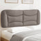 vidaXL - Hoofdbordkussen - 120 - cm - stof - taupe
