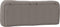 vidaXL - Hoofdbordkussen - 120 - cm - stof - taupe