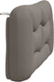 vidaXL - Hoofdbordkussen - 120 - cm - stof - taupe