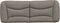 vidaXL - Hoofdbordkussen - 120 - cm - stof - taupe