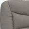 vidaXL - Hoofdbordkussen - 120 - cm - stof - taupe