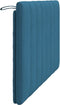 vidaXL - Hoofdbordkussen - 140 - cm - fluweel - blauw