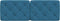 vidaXL - Hoofdbordkussen - 140 - cm - fluweel - blauw