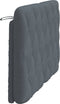 vidaXL - Hoofdbordkussen - 140 - cm - fluweel - donkergrijs
