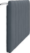 vidaXL - Hoofdbordkussen - 140 - cm - fluweel - donkergrijs