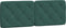 vidaXL - Hoofdbordkussen - 140 - cm - fluweel - donkergroen