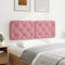 vidaXL - Hoofdbordkussen - 140 - cm - fluweel - roze