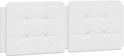 vidaXL - Hoofdbordkussen - 140 - cm - kunstleer - wit