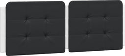 vidaXL-Hoofdbordkussen-140-cm-kunstleer-zwart-en-wit