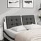 vidaXL-Hoofdbordkussen-140-cm-kunstleer-zwart-en-wit
