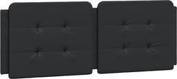 vidaXL - Hoofdbordkussen - 140 - cm - kunstleer - zwart