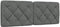 vidaXL - Hoofdbordkussen - 140 - cm - stof - donkergrijs