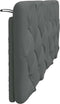 vidaXL - Hoofdbordkussen - 140 - cm - stof - donkergrijs
