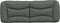 vidaXL-Hoofdbordkussen-140-cm-stof-donkergrijs