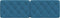 vidaXL - Hoofdbordkussen - 160 - cm - fluweel - blauw
